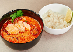 Том Ям с курицей (+ рис)